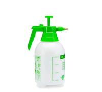 QMDSNFB Spruzzino Nebulizzatore Spruzzatore d'acqua a pressione manuale - Annaffiatoio da giardino da 2 litri con testa regolabile for piante e fiori in vaso Pompa ad aria compressa(2L White)
