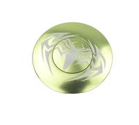 QmeNa Serie Sterzo Copri Auricolare con Tappo Superiore dello Stelo della Bicicletta con bullone applicabile a 28,6 mm 1 1/8 quot Tappo Serie Sterzo MTB (Material : Green Spider)