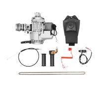qmeoykii Kit motore a 2 tempi da 49 cc per bicicletta, motore a benzina | Avviamento manuale con accensione elettronica, serbatoio da 1,2 l, 3 CV, adatto per Pocket Bike Dirt Bike ATV Beach Bike