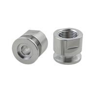 QMIQXIWS 1PC KF16 Vacuum Flange to G1/4" BSPP Female Thread Stainless Steel Flange Pipe Pipe Fitting