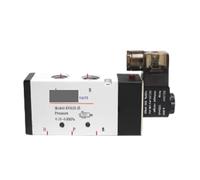 QMIQXIWS AC220V 4.8W 1/2PT 2 Position 5 Way Air Solenoid Valve 4V410-15