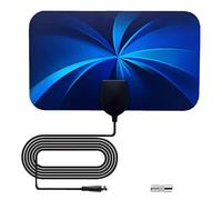 Qmisify Segnale TV DVB-T2 Antenna TV con Smart IC Chip Amplificatore Sofisticato - Segnale contro Umidità e Tuono Antenna di Ricambio per Ricezione
