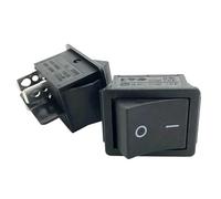QMKADFQXF 1PC RS606 4 pin On/Off interruttore nero KCD4 con piastra deformata 16A/250V