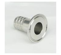 QMKADFQXF 25mm Tube Barbed- Tri Clamp 1.5" Ferrule O/D 50.5mm 304 Stainless Steel Ferrule Clamp Pipe Connector Fitting