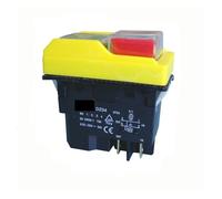 QMKADFQXF DZ04 4 Pins Waterproof Electromagnetic Push Button Switches Start Stop Switch 250VAC 8(6) A