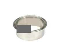 QMKADFQXF Fit 89mm Tube O/D x 3.5" Tri Clamp 106mm Ferrule O/D x 40mm Height 304 Stainless Steel Weld Pipe Fitting