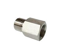 QMKADFQXF M12x1 Female To M5x0.8 Male 304 Stainless Steel High Pressure Pipe Fitting Adapter Connector