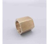 QMKADFQXF Pipe Connector 10pcs Brass Copper Hose Pipe Fitting Hex Coupling Coupler Fast Connetor Female Thread 1/8" 1/4" 3/8" 1/2" 3/4" BSP (Thread Specification : 34)