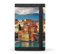 QMKFWT Bella Italia Casual Portafoglio Porta Carte di Credito Premium Documenti Organizer Caso per Uomini e Donne