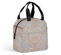 QMKFWT Borsa per il pranzo che si illumina al buio, resistente, isolata, grande, per palestra, portatile, a tenuta stagna, riutilizzabile, per lavoro, viaggi, picnic
