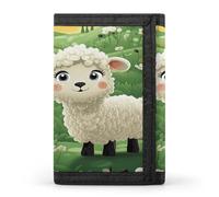 QMKFWT Carino Cartone Animato Pecora Casual Portafoglio Porta Carte di Credito Premium Documenti Organizzatore Caso per