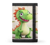 QMKFWT Carino dinosauro casual portafoglio porta carte di credito premium portadocumenti custodia organizer per uomini e donne