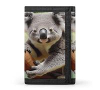 QMKFWT Carino Koala Casual Portafoglio Porta Carte di Credito Premium Documenti Organizer Caso per Uomini e Donne