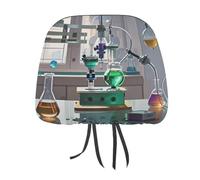QMKFWT Chemistry Lab, copri poggiatesta per auto, regolabile e riutilizzabile, anti-sporco, flessibile, antipolvere, per la maggior parte dei veicoli
