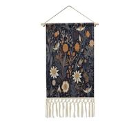 QMKFWT Decorato con stelle da appendere con nappa, stampa artistica da parete in cotone e lino, stampa artistica da parete verticale lunga, decorazione per soggiorno, ufficio, camera da letto