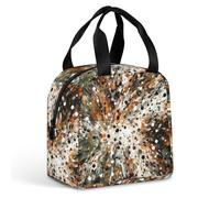 QMKFWT Dots of different Lunch Bag Durable Insulated Large Gym Lunch Tote Box Portable Leakproof Cooler Contenitori per alimenti riutilizzabili per il pranzo per lavoro, viaggi, picnic