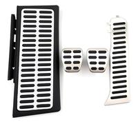 QmlGuo Pedale Freno Auto per Audi A3 S3 8P 2006 2007 2008 2009 2010 2011 2012 2013, Pedali for Auto Acceleratore Freno Copri Pedale Antiscivolo Pedale Frizione Auto, 4 PCS