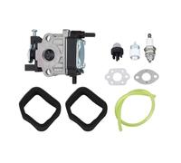 QMLQRGKF Carburatore per soffiatore a Foglia RB24EA Compatibile con Sostituzione Include Candela per Spugna del Filtro e Gruppo Lampadina di Primer