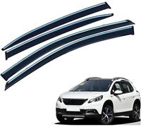 QMMMNH 4 Pezzi Auto Deflettori,per Peugeot 2008 2014-2019 Deflettori Parapioggia Finestrino Deflettore del Vento,Protezione Accessori