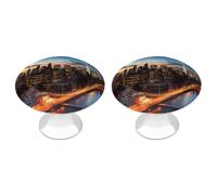 QMNBTES Confezione da 2 pomelli vintage per armadietti da cucina, in acciaio inox, decorativi, per cassettiere, cassetti, bagno, armadio, porta a due ante