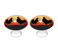 QMNBTES Confezione da 2 pomelli vintage per armadietti da cucina, in acciaio inox, decorativi per mobili, per cassettiere, bagno, armadio, porta a due ante