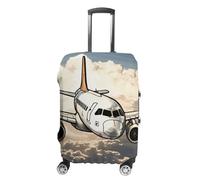 QMNBTES Copertura per bagagli a mano Aereo Volante Valigie Coperture per bagagli Approvato TSA Custodia per Bagagli da Viaggio Protezione Elastica Protezione Antigraffio Lavabile Adatto per Case da 19