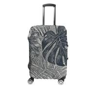 QMNBTES Copertura per bagagli a mano Monstera Foglie Valigie Coperture per bagagli Approvato TSA Custodia per Bagagli da Viaggio Protezione Elastica Protettiva Antigraffio Lavabile Adatto per Case da