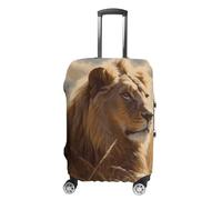 QMNBTES Copertura per bagagli a mano Prairie Lion Valigie Coperture per bagagli Approvato TSA Custodia per bagagli da viaggio Protezione elastica antigraffio lavabile adatta per custodie da 48-76 cm