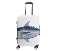 QMNBTES Copertura per bagagli a mano Tuna Thunnus Copertura per valigie per bagagli approvata TSA, protezione elastica per valigie, antigraffio, lavabile, adatta per custodie da 19-30 pollici