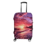 QMNBTES Copertura per bagagli da portare con sé, copertura per valigie da viaggio approvata TSA, protezione elastica per valigie, antigraffio, lavabile, adatta per custodie da 48-76 cm, S