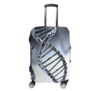 QMNBTES Custodia per bagagli con catena DNA con foto custodie per bagagli approvate Tsa Copertura per bagagli da viaggio approvata protezione elastica per valigia protettiva antigraffio lavabile