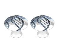 QMNBTES DNA Chain Photo - Confezione da 2 pomelli vintage per armadietti da cucina, in acciaio inox, decorativi, per cassettiere, cassetti, bagno, armadio, porta a due ante
