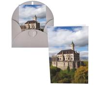 QMNSEHF Biglietto di auguri con buste con monumenti storici dell'Armenia Biglietto di auguri di buon compleanno per donne uomini Natale Halloween matrimonio biglietti di auguri per tutte le occasioni