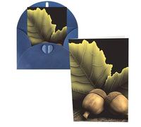 QMNSEHF Biglietto di auguri con due ghiande con buste Thank YouCard Biglietto di buon compleanno per donne uomini Natale Halloween matrimonio biglietti vuoti per tutte le occasioni biglietti di auguri