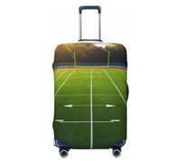 QMNSEHF Copertura per bagagli da viaggio Protezione per valigia elastica lavabile campo sportivo in verde copertura per valigie antigraffio in spandex copre per bagagli da 45,7 a 81,7 cm, Nero , L
