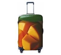 QMNSEHF Copertura per bagagli da viaggio Protezione per valigia elastica lavabile mango copertura per valigia antigraffio Spandex copre bagagli adatto per bagagli da 45-81 cm, Nero , L