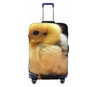 QMNSEHF Copertura per bagagli da viaggio Protezione per valigie Elastica Lavabile Baby Pollo Copertura Anti-graffio Spandex Bagagli Copre Per Bagagli 45-81 Pollici, nero, Medium
