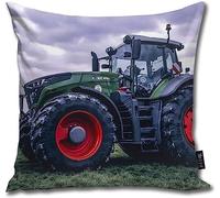 QMS CONTRACTING LIMITED Fendt 1050 Federa per cuscino decorativo per capelli corti, con chiusura lampo, per divano, camera da letto, auto, 45 x 45 cm