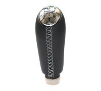 QMTVFSRH Pomello del Cambio per Auto Per D&acia Per Sandero Per Stepway II MK2 2013-2023 Maniglia Del Cambio Pomello Leva Testa In Plastica O Pelle(5 speed black)