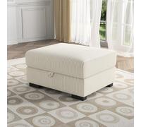 QMTXBYJ Pouf singolo extra largo, per divano grande e piccolo, per soggiorno, sedia singola per soggiorno, ampia seduta e sgabello convertibile, 87 x 69 x 45 cm