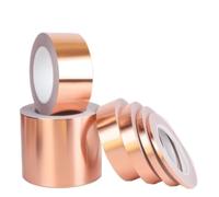 QMVDOJR Nastro Conduttivo In Lamina Di Rame Su Un Lato | Gli scudi elettromagnetici della maschera eliminano l'adesivo di riparazione EMIantistatico(20M,15mm)