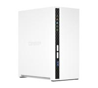 QNAP TS-233 server NAS e di archiviazione Tower ARM Cortex-A55 2 GB 0 TB QNAP QTS Bianco