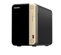 QNAP TS-264 NAS Tower Intel® Celeron® N5095 8 GB 0 TB QNAP QTS Nero, Oro