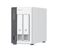 QNAP TS-216G server NAS e di archiviazione Tower Cortex-A Cortex-A55 4 GB HDD Bianco