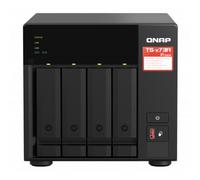 QNAP TS-473A NAS Tower Ryzen Embedded V1500B 8 GB DDR4 0 TB QNAP Turbo System Nero