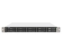 QNAP NAS - 1U 10-bay all flash NAS, U.2/U.3 NVMe PCIe Gen4 x4 and SATA 6Gbps bays, AMD EPYC 7302P 16C 32T 3.0GHz, boost up to 3
