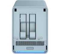 QNAP NAS Desktop QMiroPlus-201W Blu con 5 porte Ethernet e processore J4125