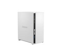QNAP TS-233 server NAS e di archiviazione Tower ARM Cortex-A55 2 GB 0 TB QNAP QTS Bianco