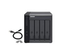 QNAP TR-004 contenitore di unità di archiviazione Box esterno HDD/SSD Nero 2.5/3.5"