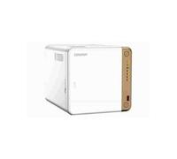 QNAP TS-462-4G server NAS e di archiviazione Tower Intel® Celeron® N4505 4 GB DDR4 0 TB QNAP QTS Bianco